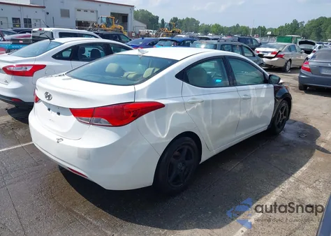 2013 Hyundai Elantra Gls из США, поврежденный, VIN 5NPDH4AE6DH230338